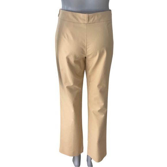 PIAZZA SEMPIONE Made in Italy Chelsea Stretch Cotton Dress Pants Yellow - Picture 7 of 15